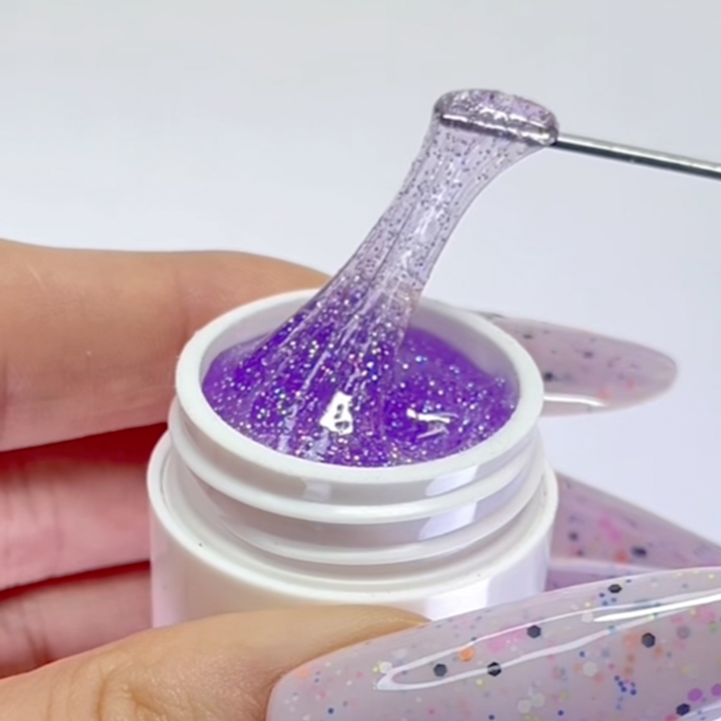 Arctic Amethyst - Winter Crystal sculpting gel