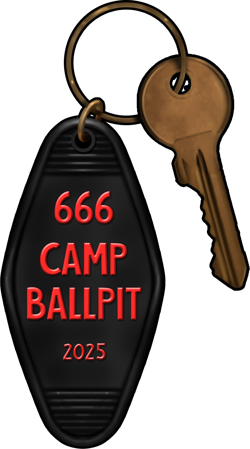 Camp Ballpit Key sticker