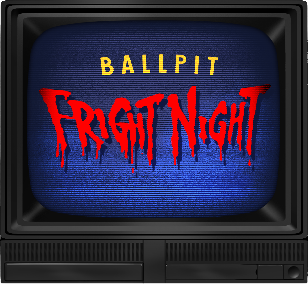 Frightnight on TV Sticker