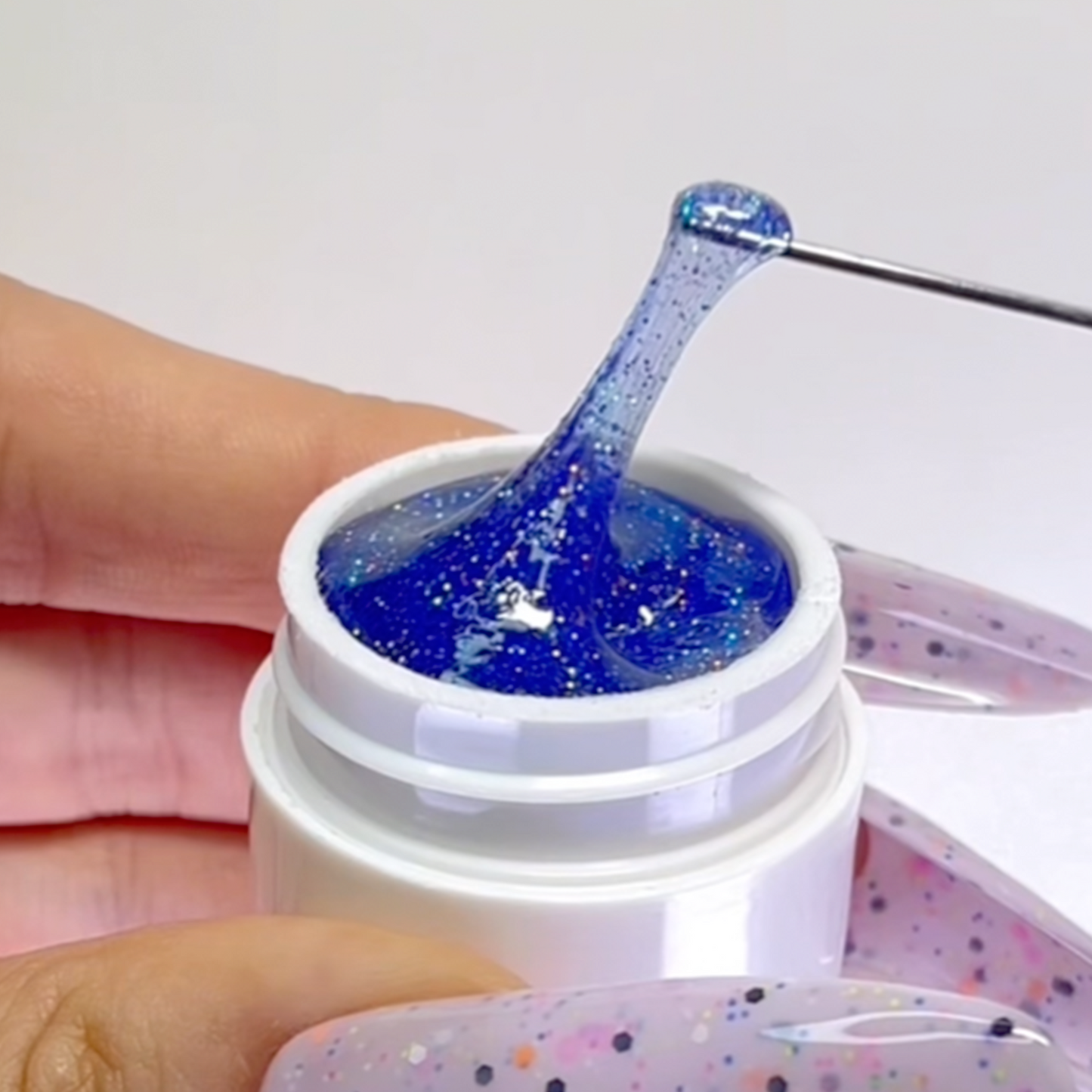 Icy Night - Winter Crystal sculpting gel