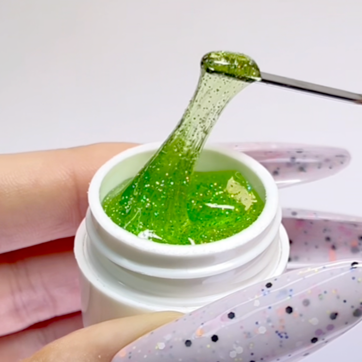 Mistletoe Kiss - Winter Crystal sculpting gel