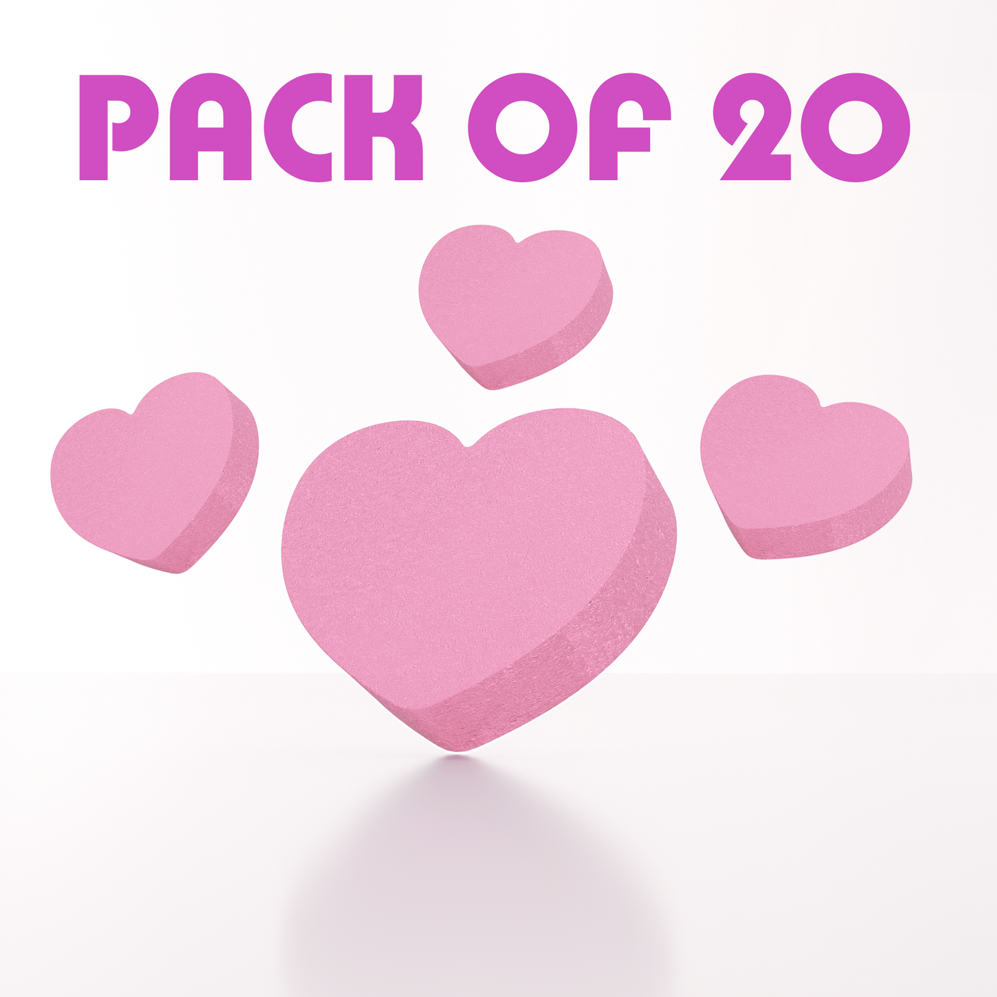 Heart buffer Pack of 20