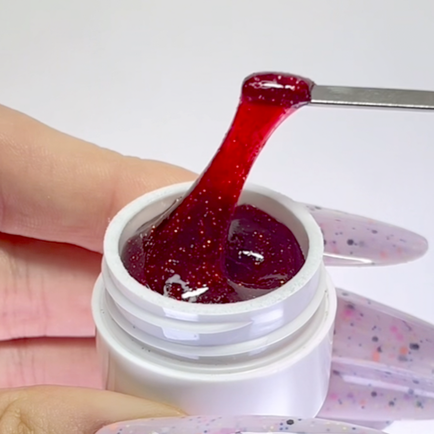 Twinkling Ruby - Winter Crystal sculpting gel