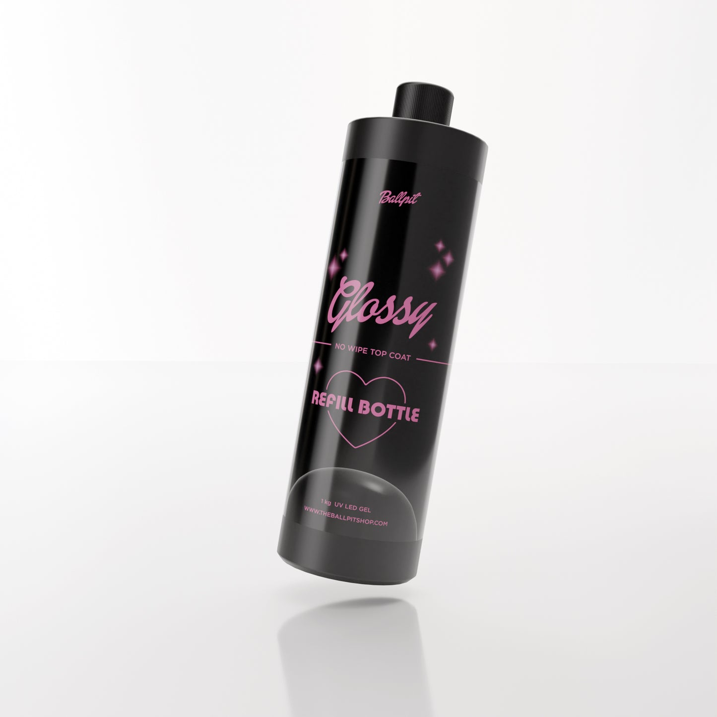 Glossy Top Coat Refill Bottle - Gel Polish