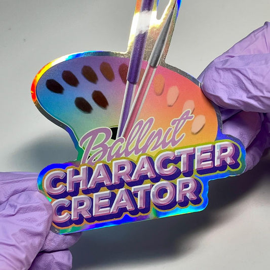 Character Creator Logo Sticker