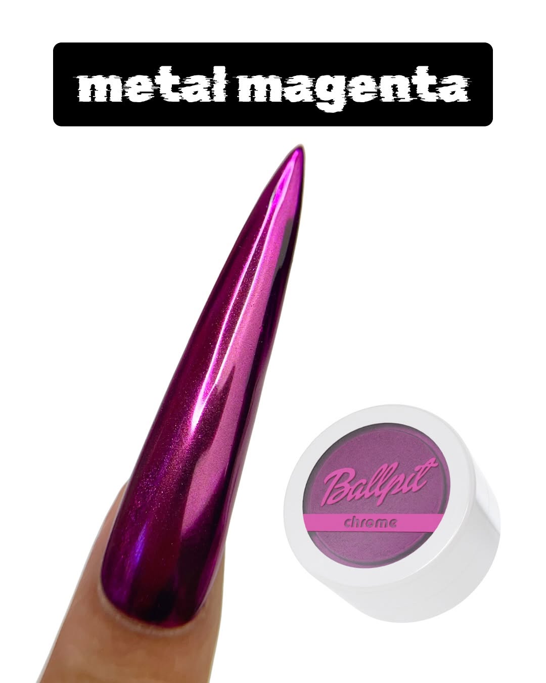 Metal Magenta - Chrome Powder