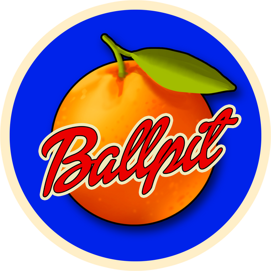 Ballpit Orange Sticker