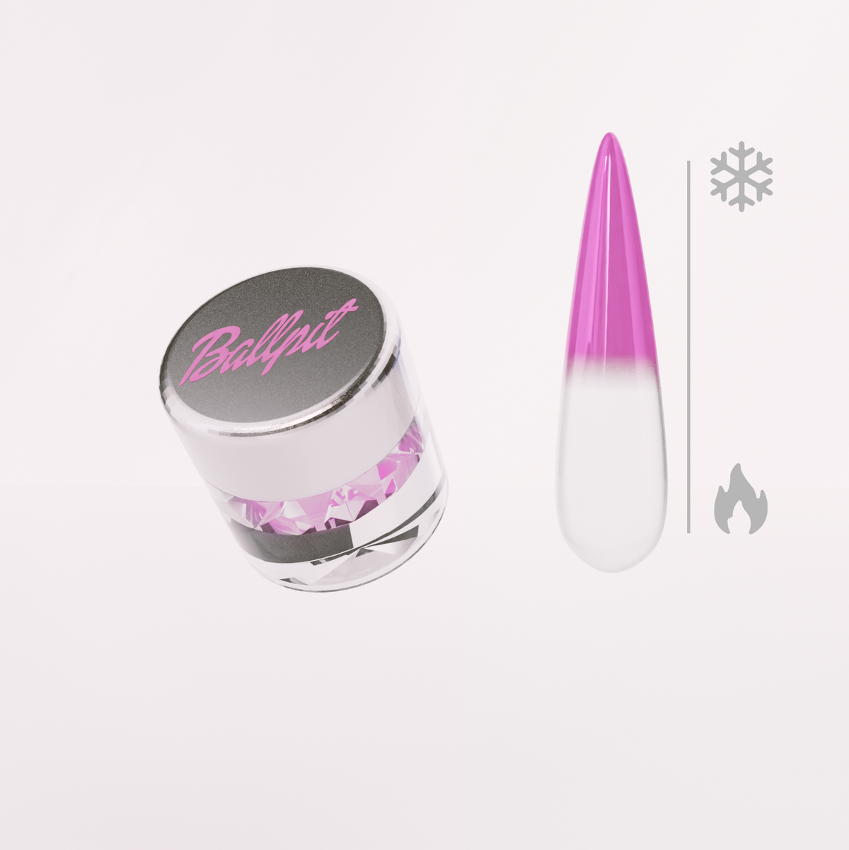 Pink to Clear - Disappearing Thermal Pigment