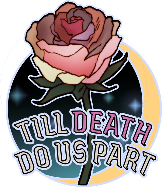 Til Death Do Us Part Logo Sticker