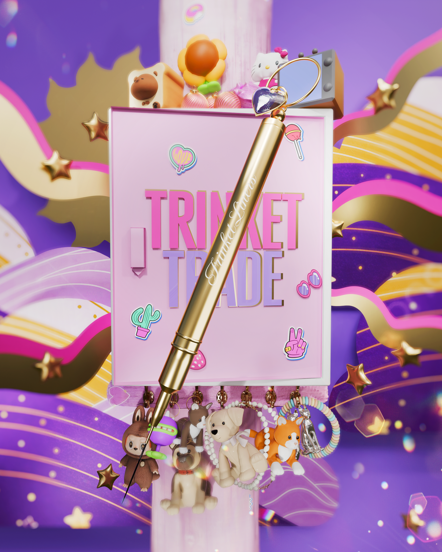Trinket Liner - Heart (25mm)