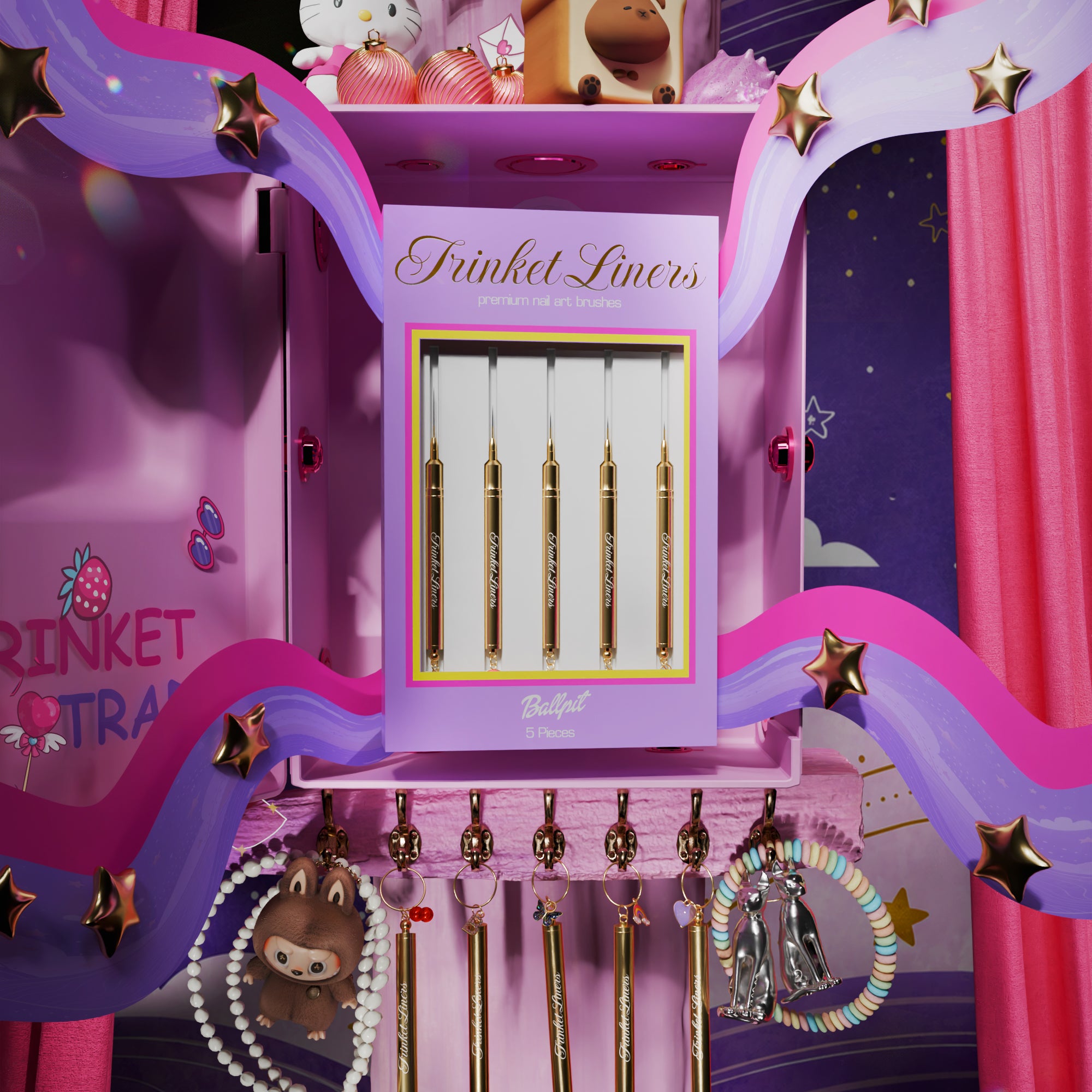 Nail Art Brushes | Best Nail Liner Brush | Ballpit Nails